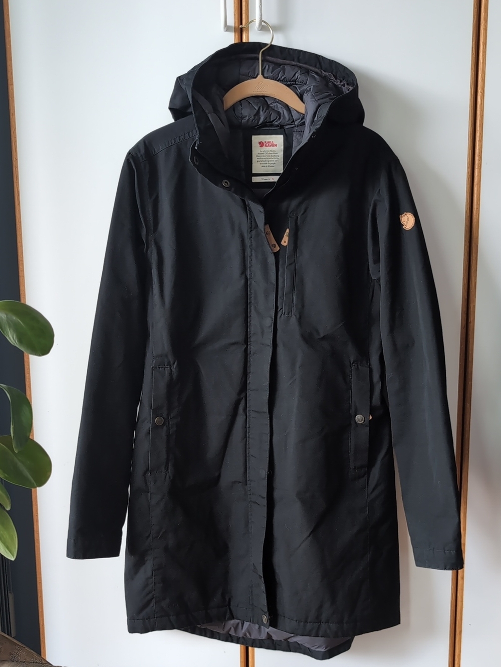 Fjallraven Kiruna Padded Parka Black Size Small